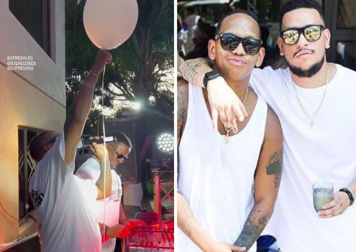 Da L.E.S remembered his best friend AKA at his recent all white party